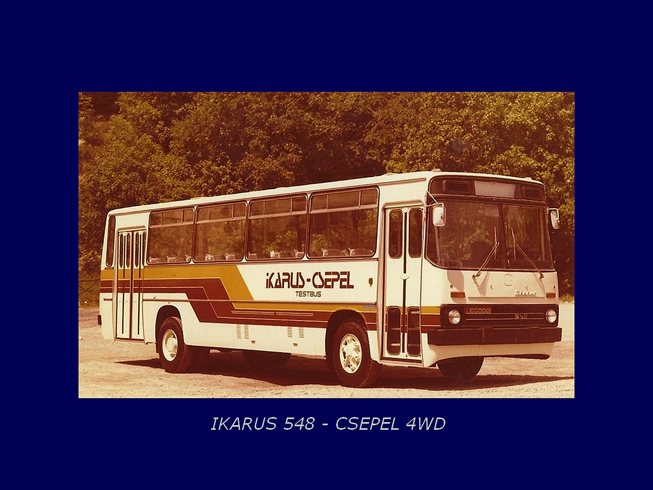 Magyar Busz, Ikarus 548 - CSEPEL 4WD