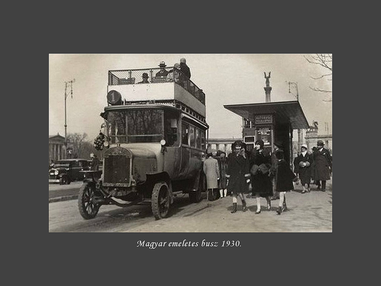 Magyar Busz, Budapest Andrássy út 1930.