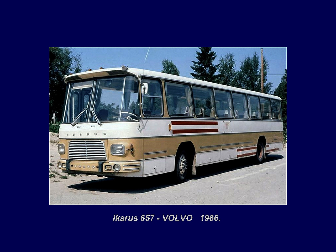 Magyar Busz, Ikarus 657 - VOLVO 1966.