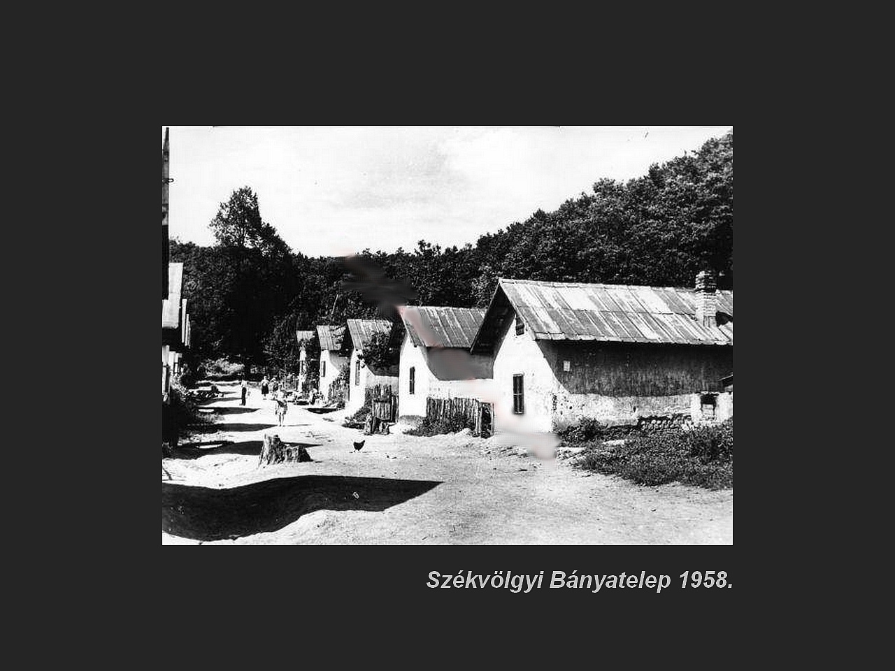 Salgótarján régen, Székvölgyi bányatelep 1958