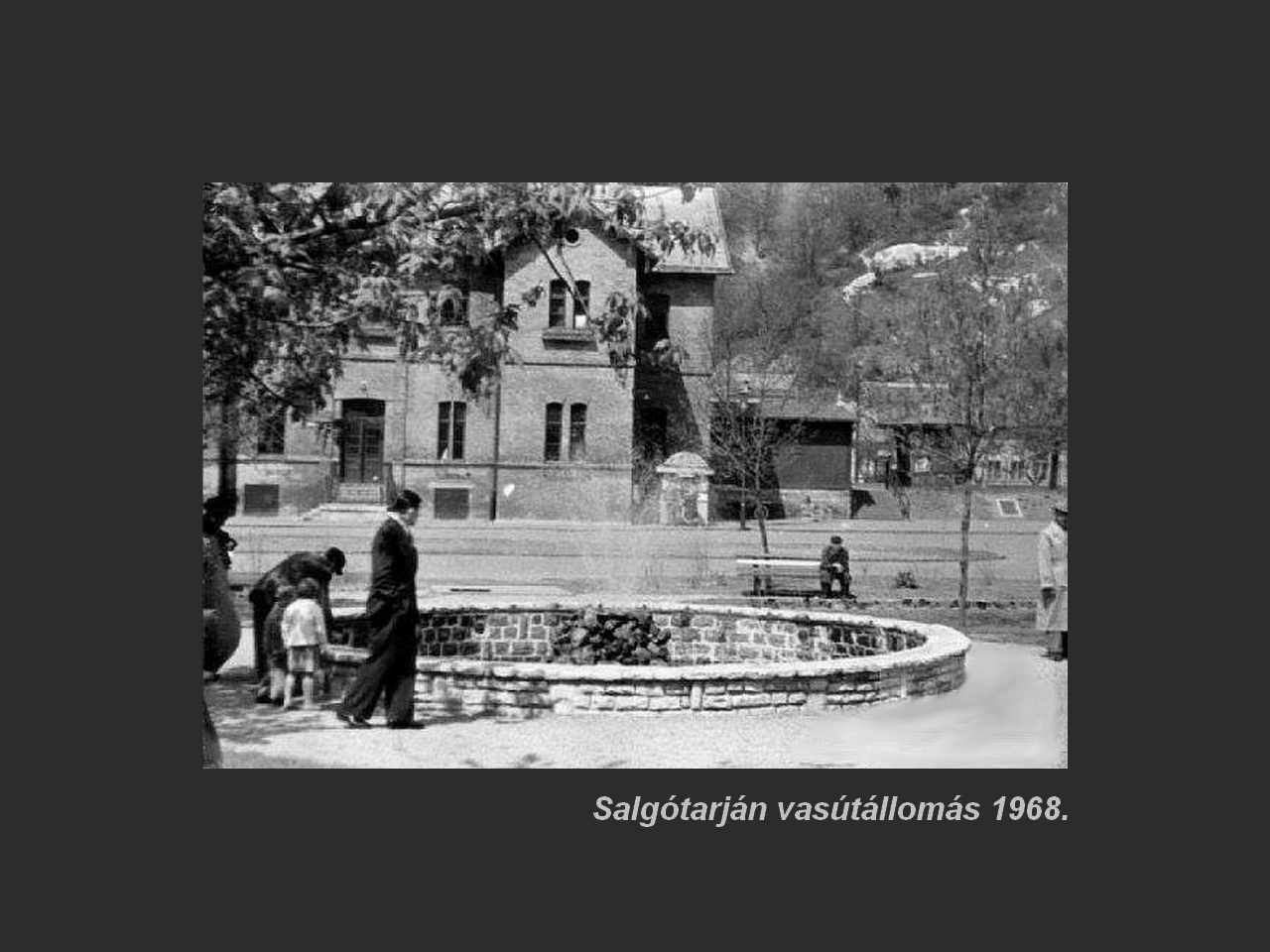 Salgótarján régen, vasútállomás 1968