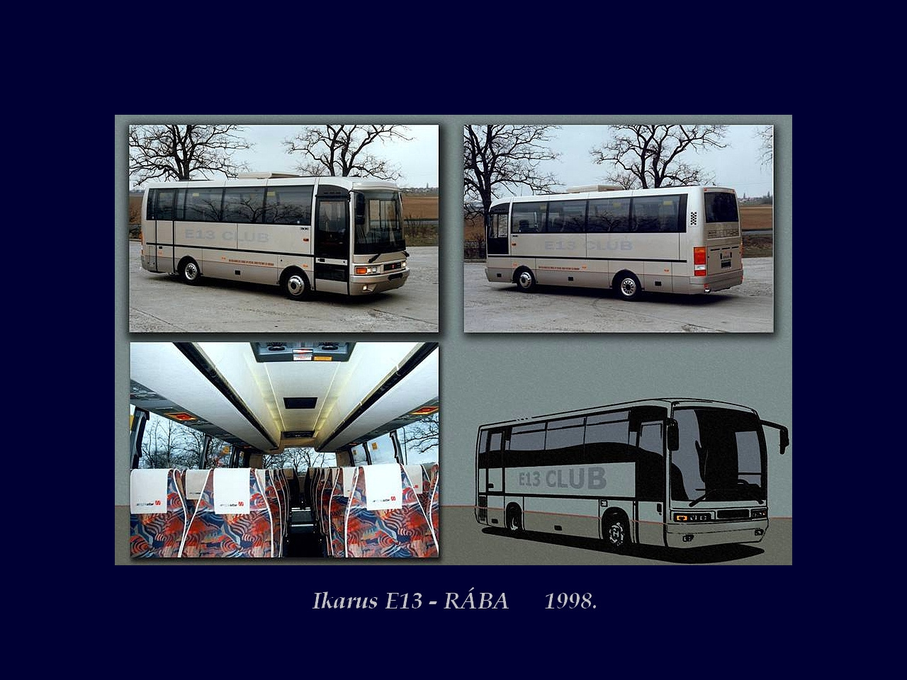 Magyar Busz, Ikarus E13 - RÁBA 1998.