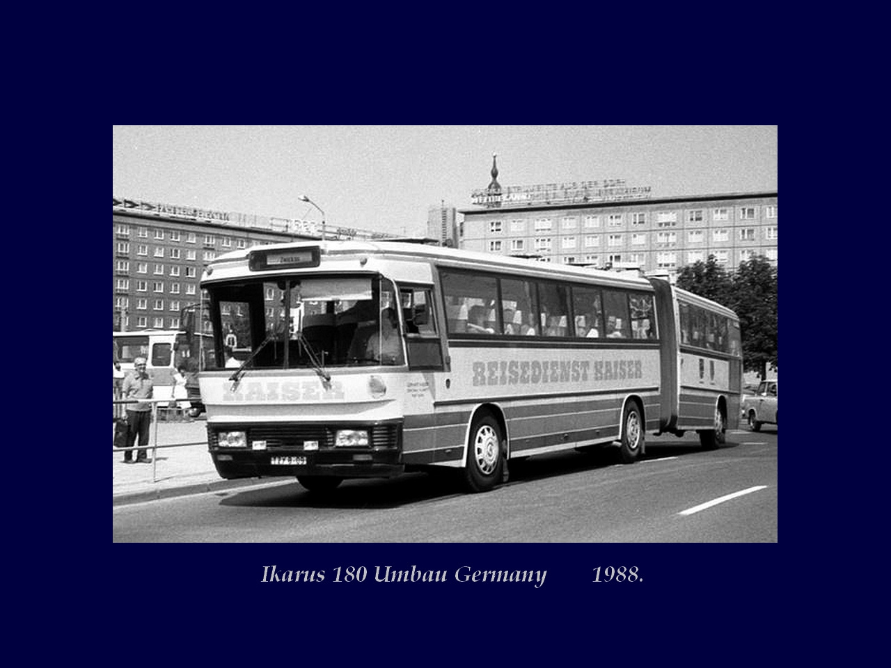 Magyar Busz, Ikarus 180 Umbau Germany 1988.