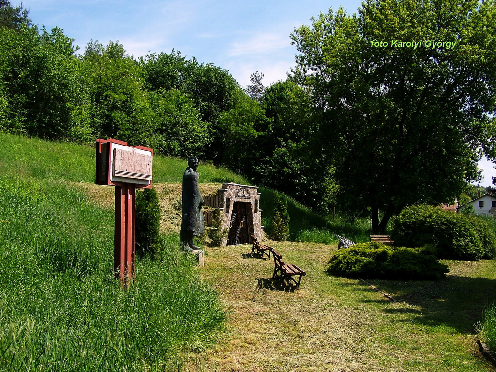 Salgótarjáni képek, szoborpark Baglyason