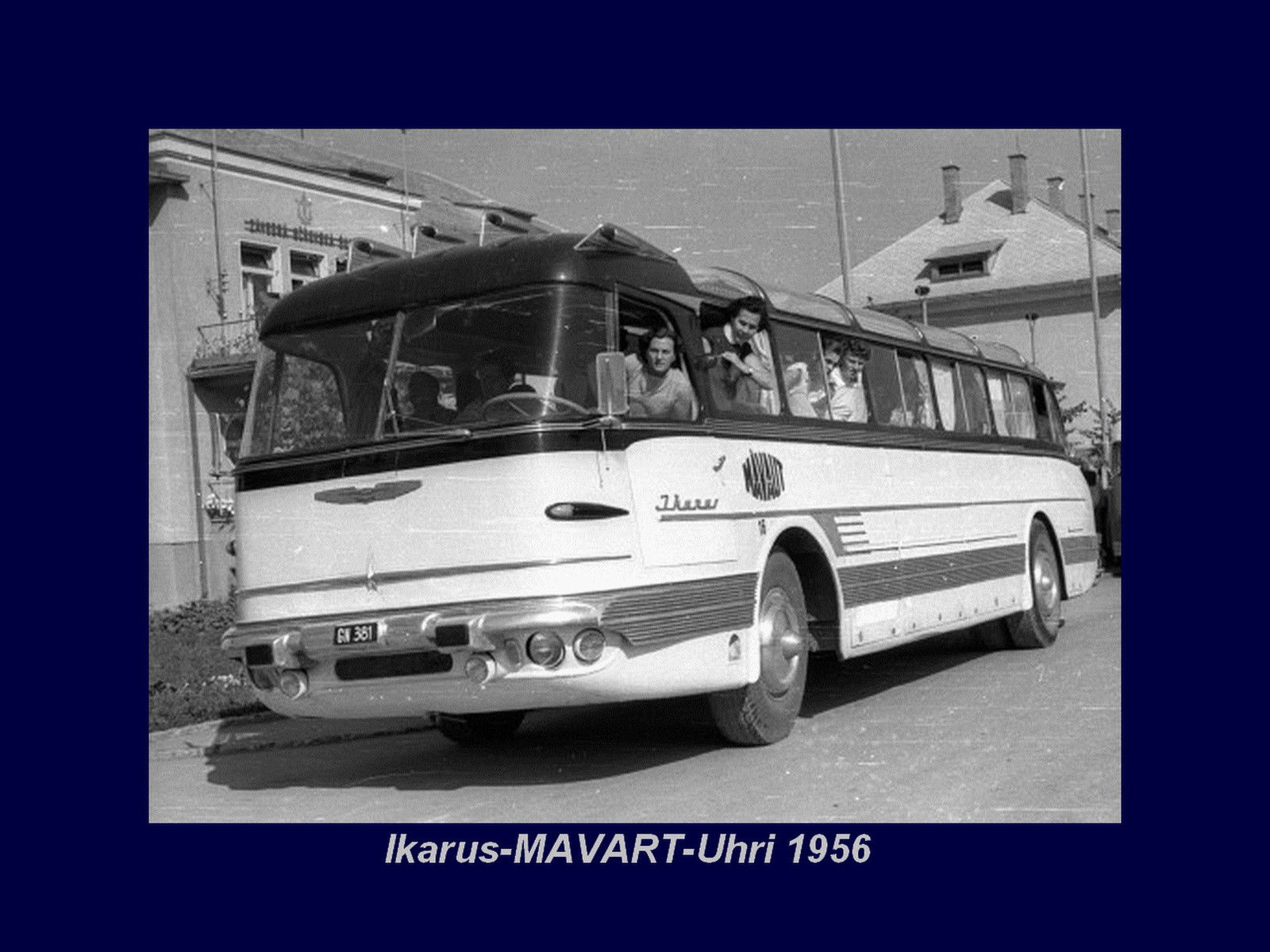 Magyar Busz - MAVART-Ikarusz-55-Uhri 1956