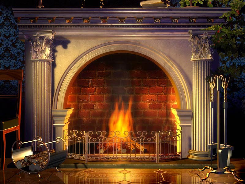 Relaxing Fireplace Screensaver-26091