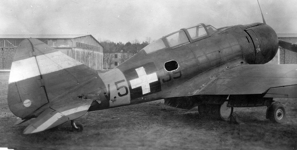 Magyar Héja vadászgép 1944. (fotó Fortepan)