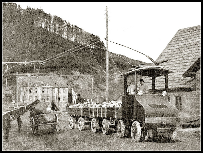 Német Grevenbrücki Mészművek troli-mozdonya (6-8 km/h, 2x25 LE)