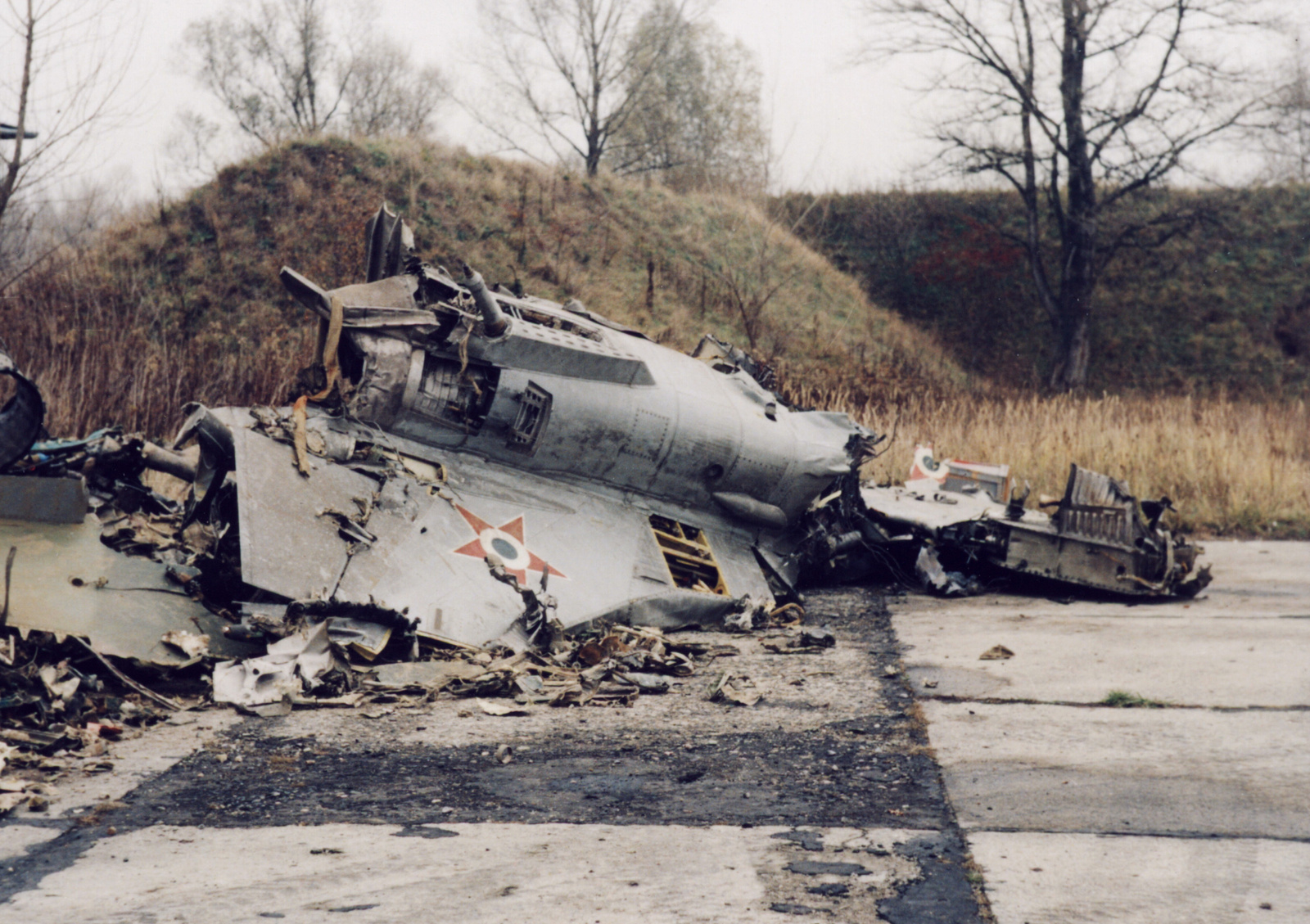 MiG-23MF balesete Ajka 1990.04.20.