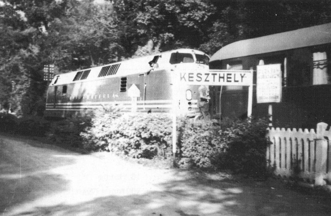 M61 2001 Krauss-Maffei mozdony terhelési próbán Keszthely 1960
