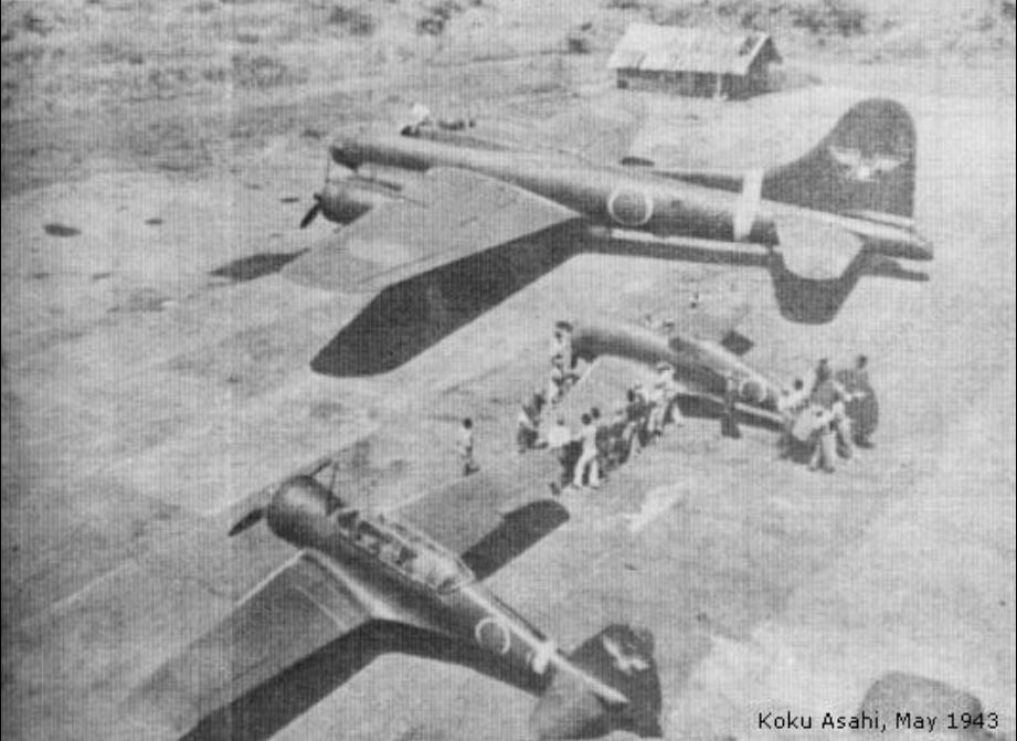 B-17 japán zsákmány Tachikawa teszt központ Singapore 1943