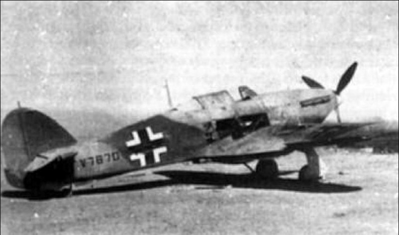 Hawker Hurricane német zsákmány
