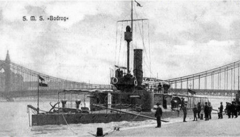 Bodrog monitor Budapest cca. 1910