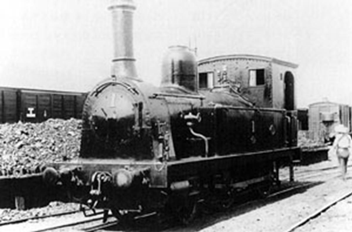 Japán No. 1 2-4-0T gőzmozdony, az első (Vulcan Foundry 1870)