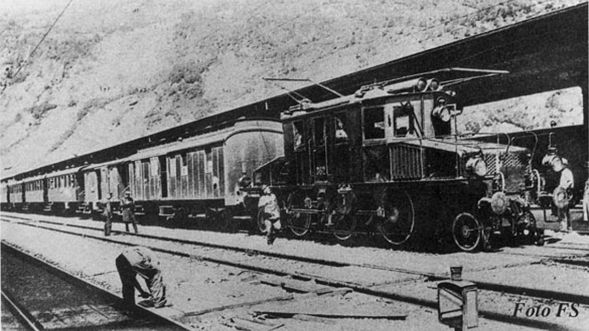 Kandó vill. mozdony E.360 (Rete Adriatica E.362 Sempione 1905)
