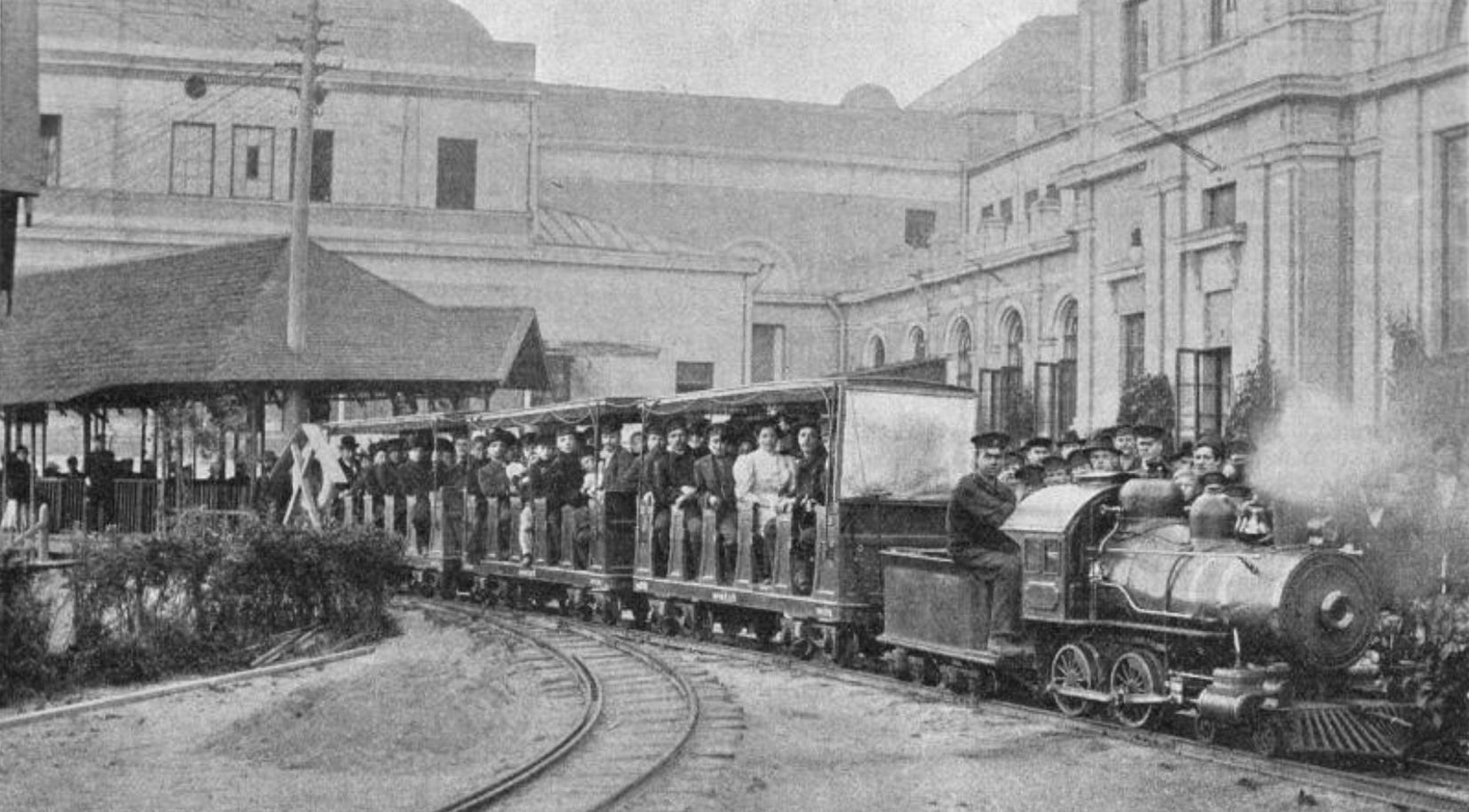 Orosz kisvasút Szentpétervár, Alekszandrov park 1906