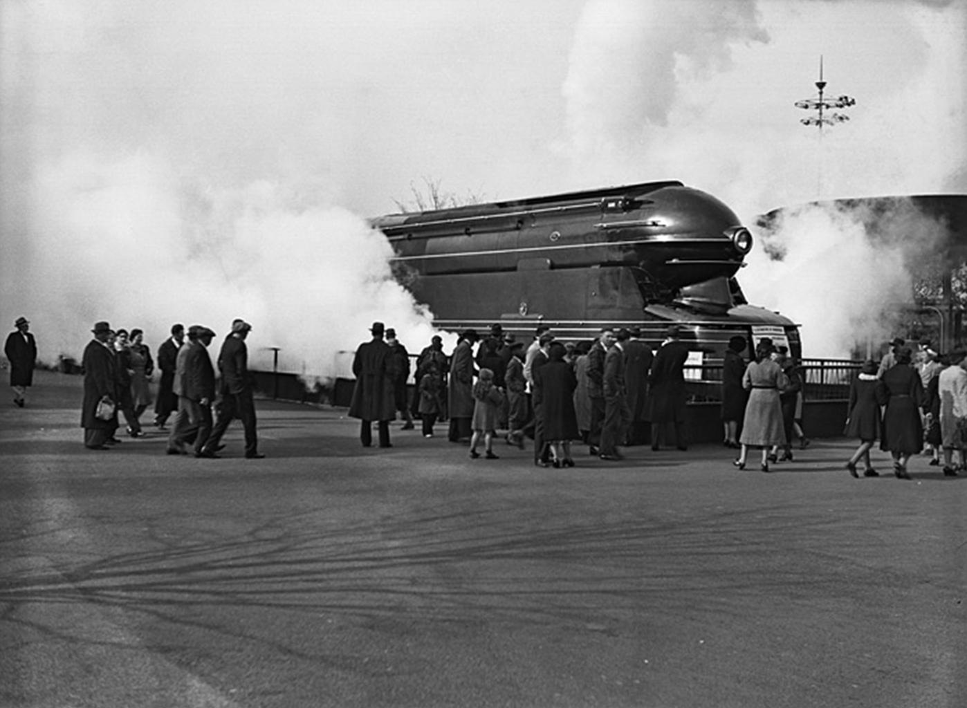 Amerikai Pennsylvania Railroad S1 gőzmozdony New York 1939