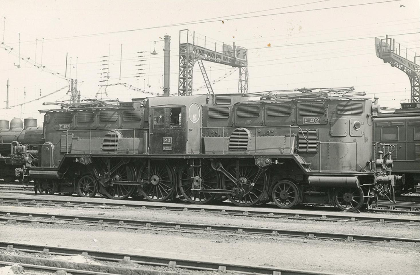Ganz DC mozdony E 402 Limoges cca. 1930 (Párizs-Orleans vonal)