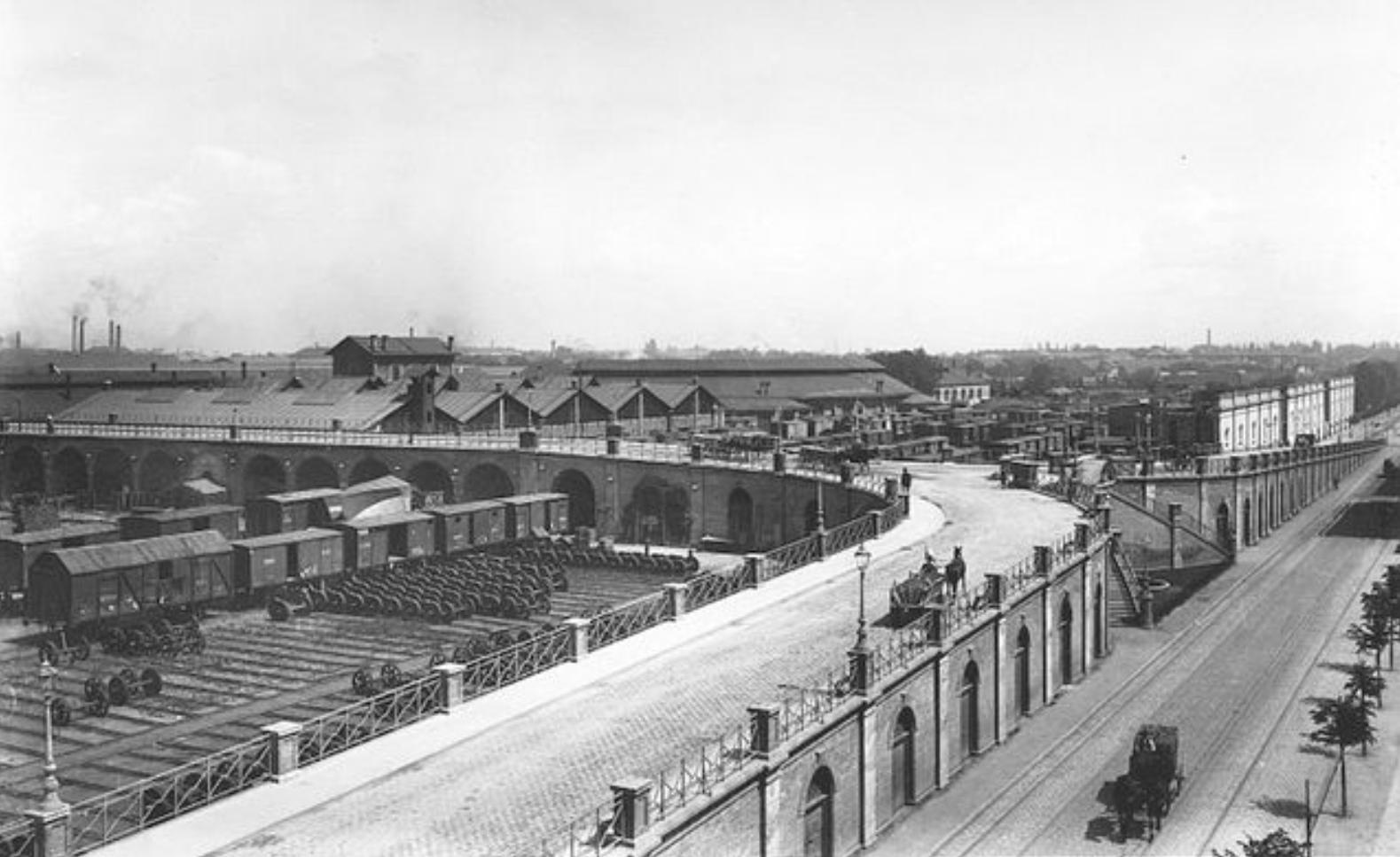 Budapest-Nyugati Ferdinánd-híd 1880 körül