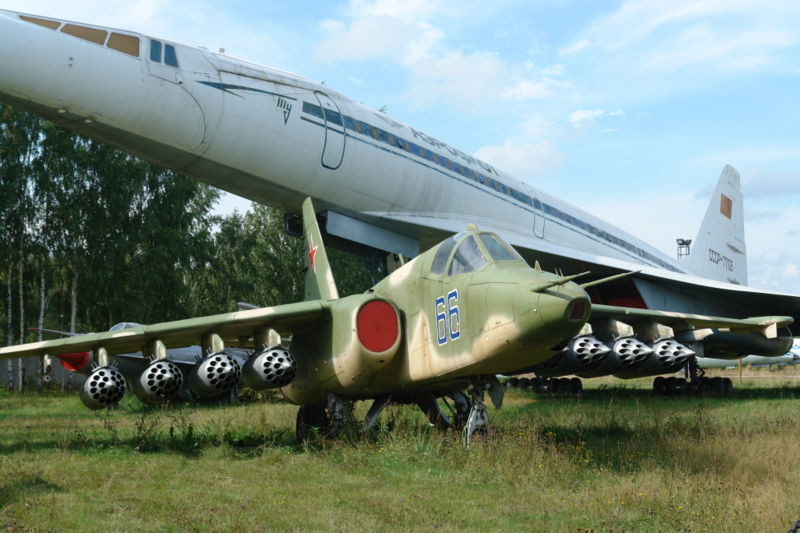 Su-25 Frogfoot and Tu-144