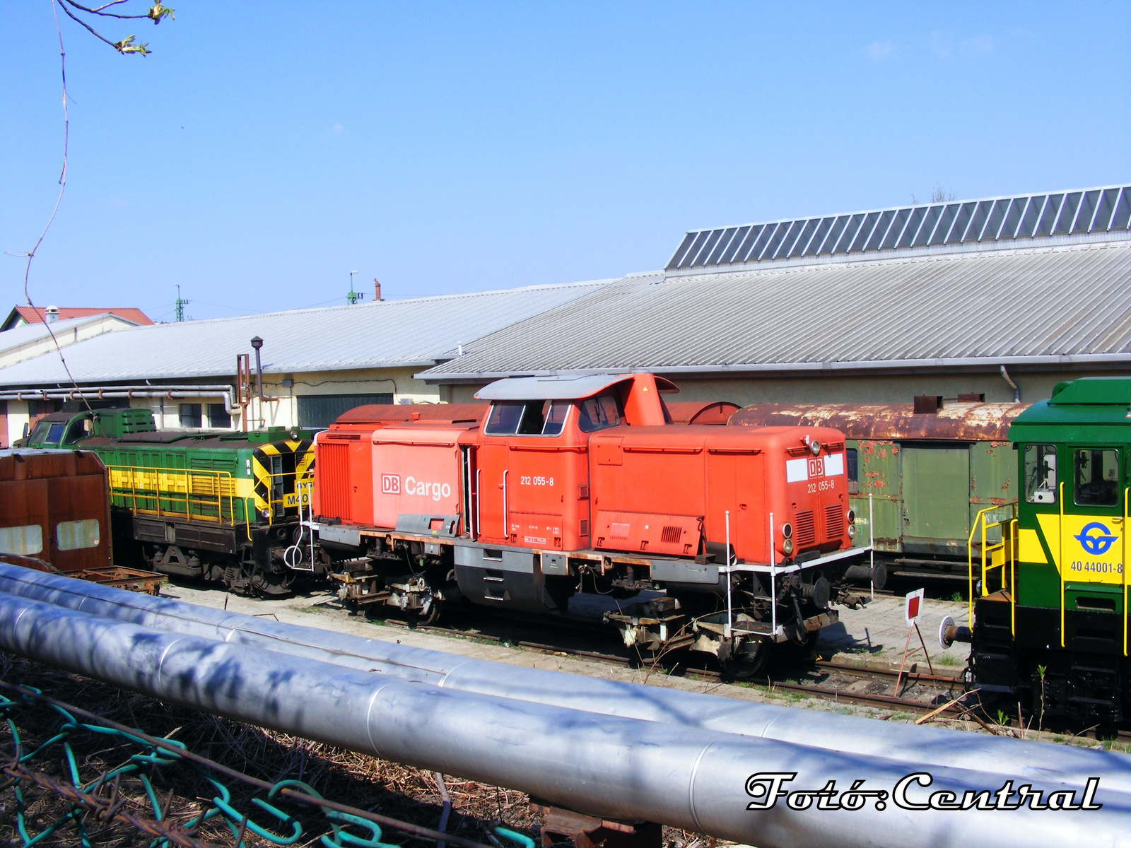 DB Cargo 212 055-8 Sopronban.