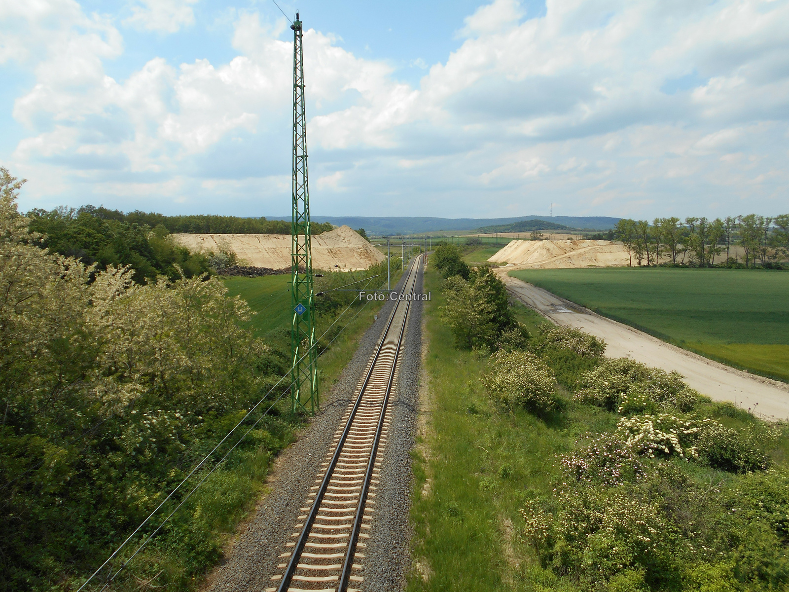 M85 gyorsforgalmi út építése Kópházánál.