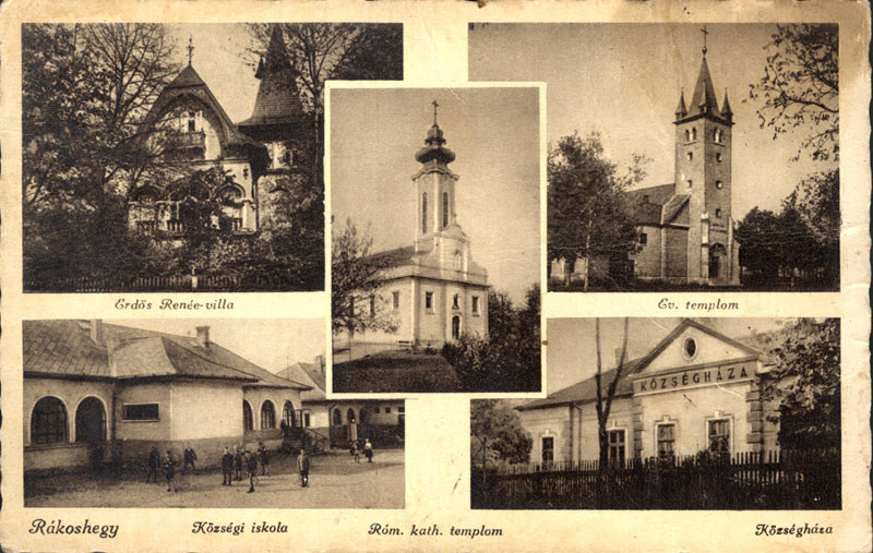 Rákoshegy - képeslap 1940 körül