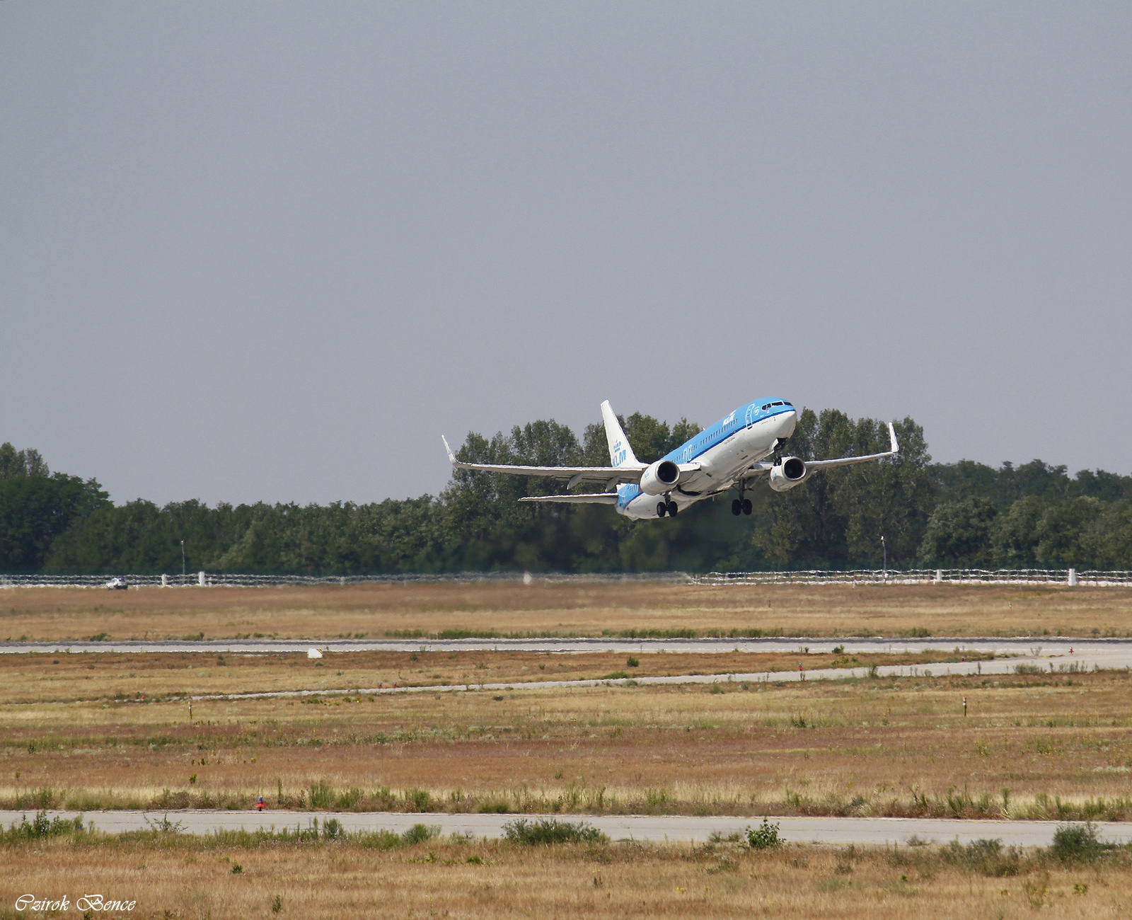 A KLM gépe felszállsá közben