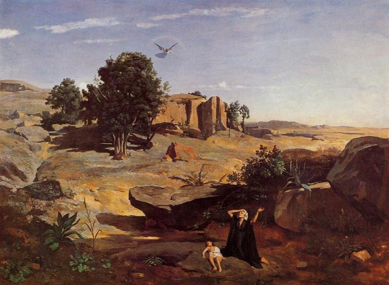 Corot Hagar in the Wilderness (Medium)