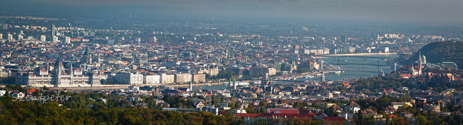 Árpád-kilátó panoráma