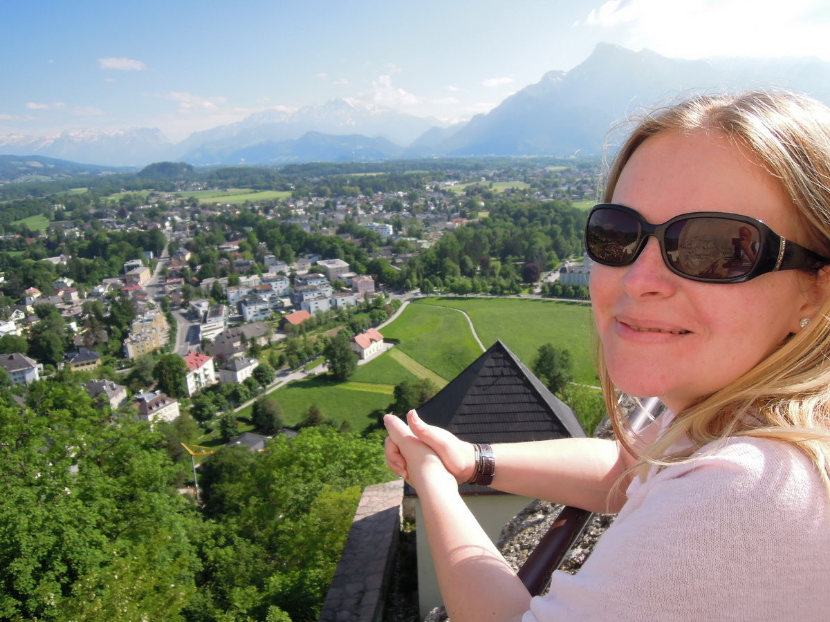 Kilátás a Salzburgi várból