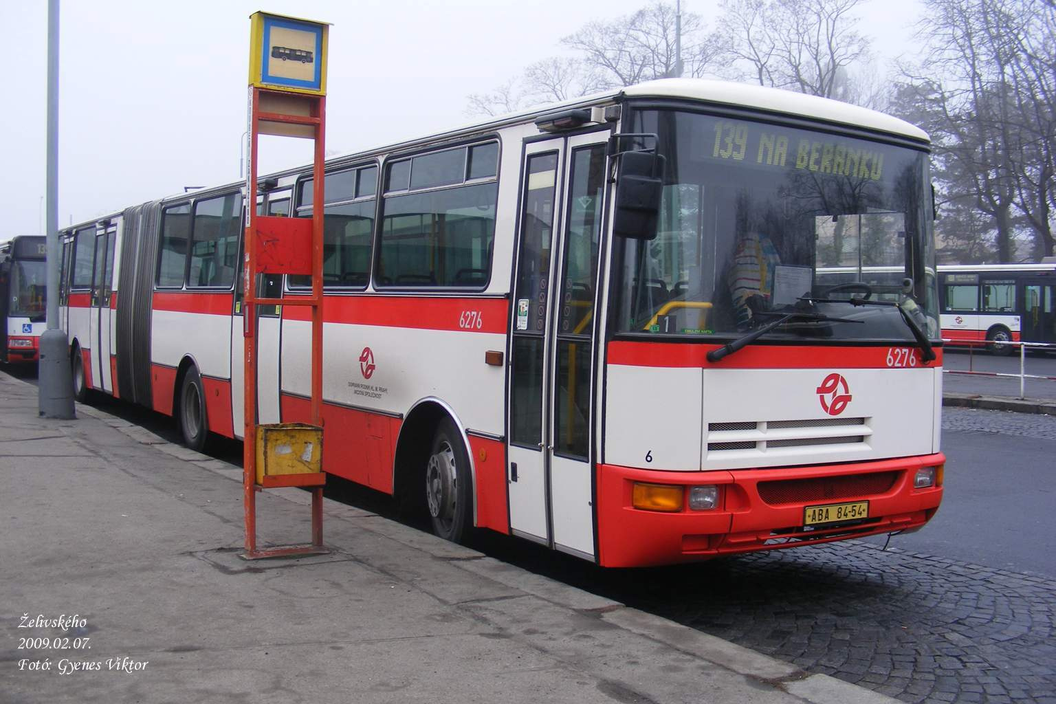 Prágai busz ABA 84-54