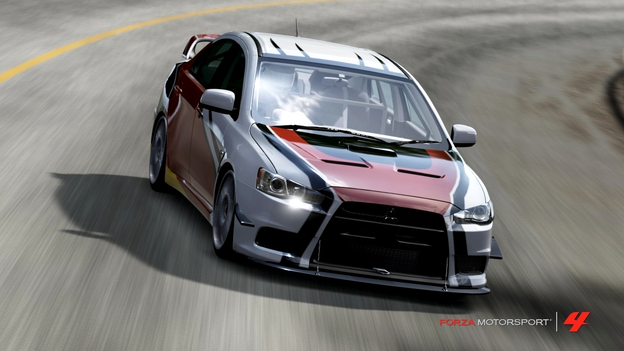 Mitsubishi Lancer evo X.