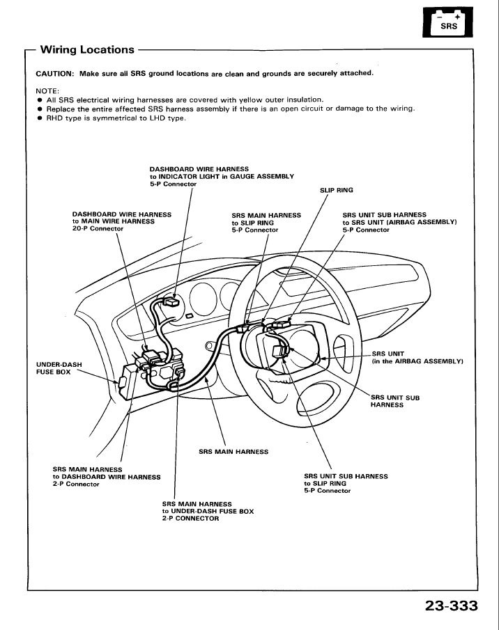 SRS wiring