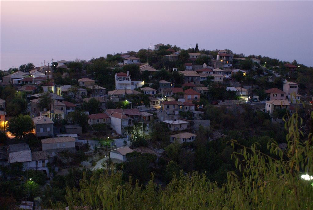 Első esti panoráma a teraszról