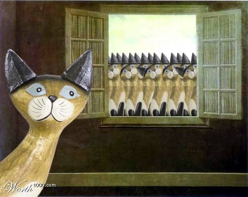 Cat surrealism